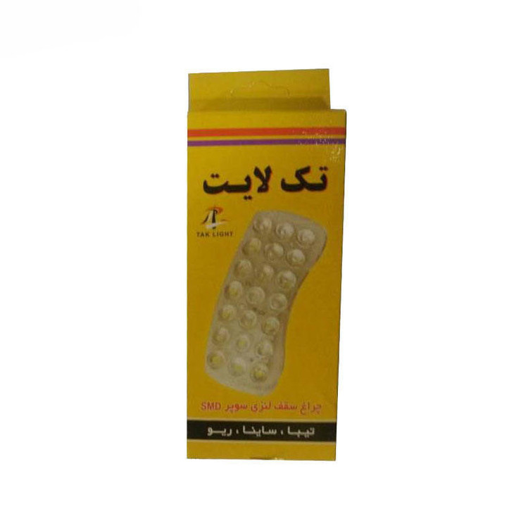 چراغ سقف و صندوق خودرو تک لایت مدل AM 5964 مناسب برای تیبا مجموعه 2 عددی