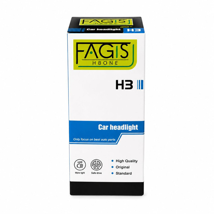 لامپ چراغ جلو خودرو فاگیس مدل H3-12V کد 14 بسته 2 عددی