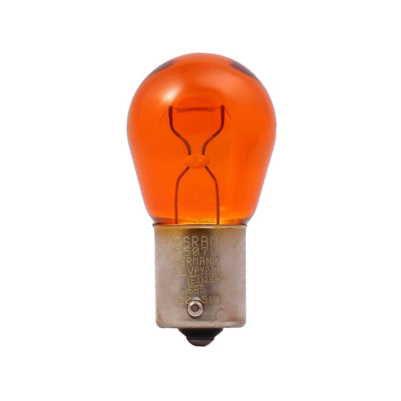 لامپ خودرو  مدل PY21W 12V 21 W 7507 بسته 10 عددی