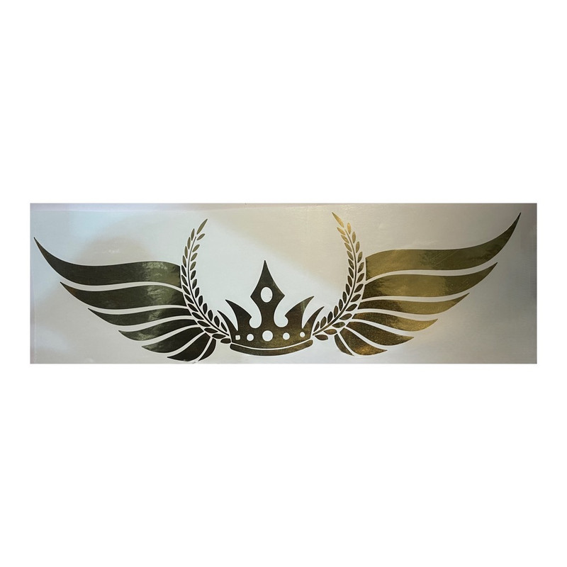 برچسب تزیینی خودرو طرح تاج کد 9805