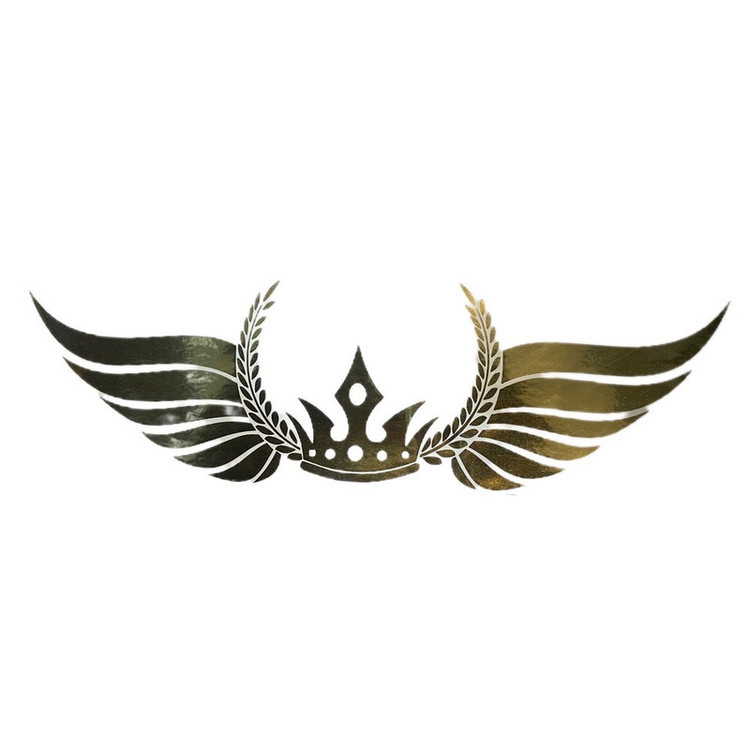 برچسب تزیینی خودرو طرح تاج کد 9805