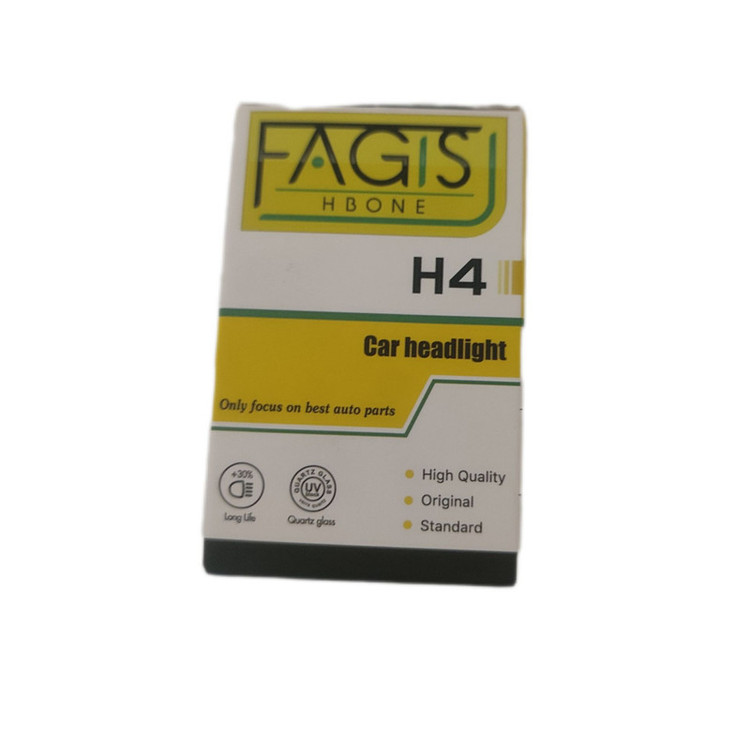 لامپ چراغ جلو خودرو فاگیس مدل 12V پایه H4 بسته دو عددی